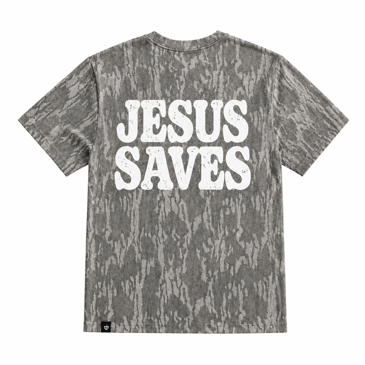 Jesus Saves-Washed Bottomland Tee