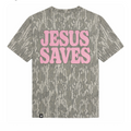 Jesus Saves-Washed Bottomland Tee